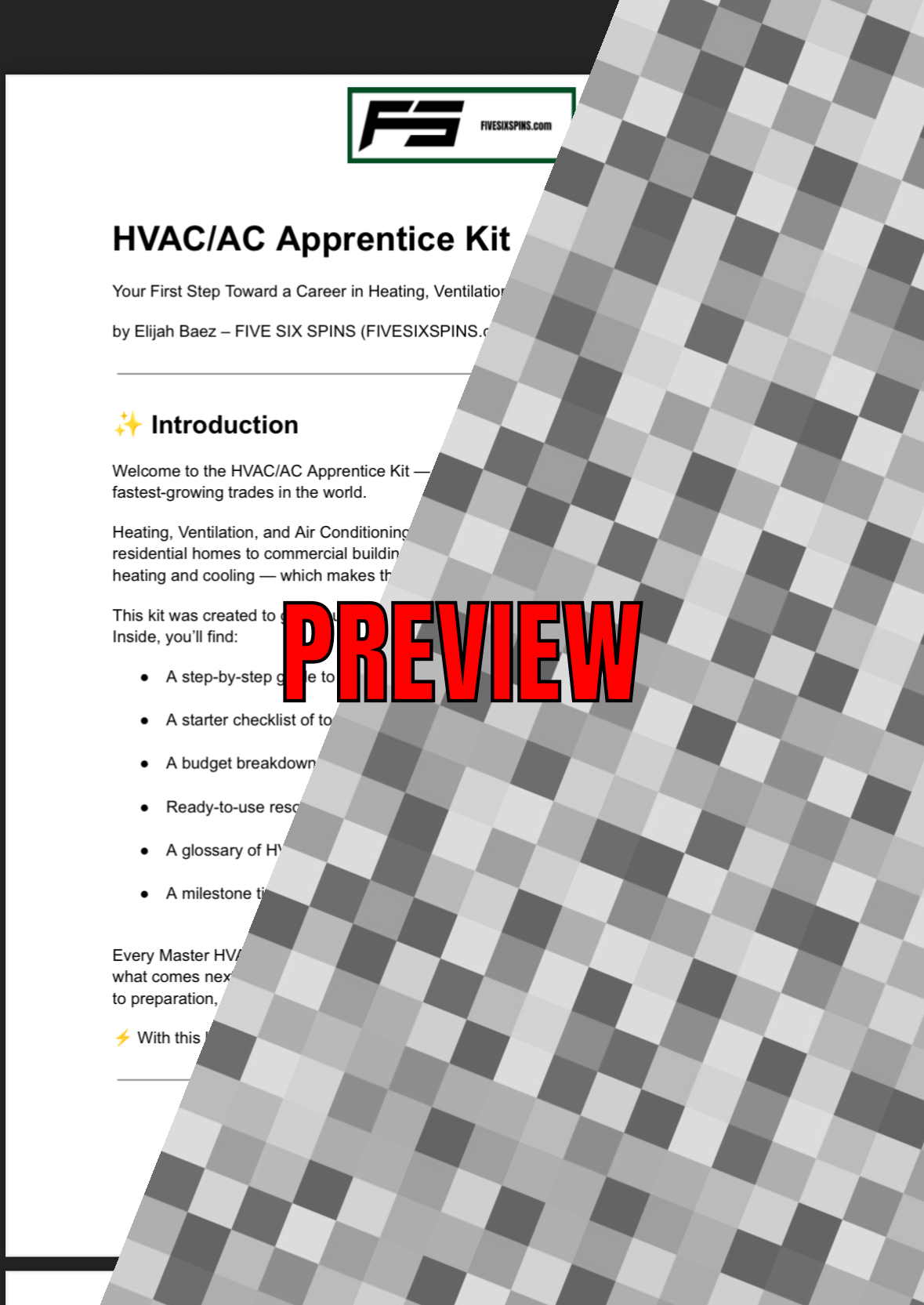 HVAC/AC Apprentice Kit