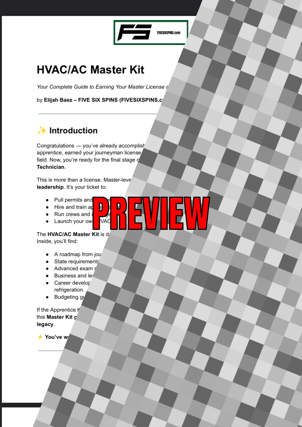 HVAC/AC Master Kit