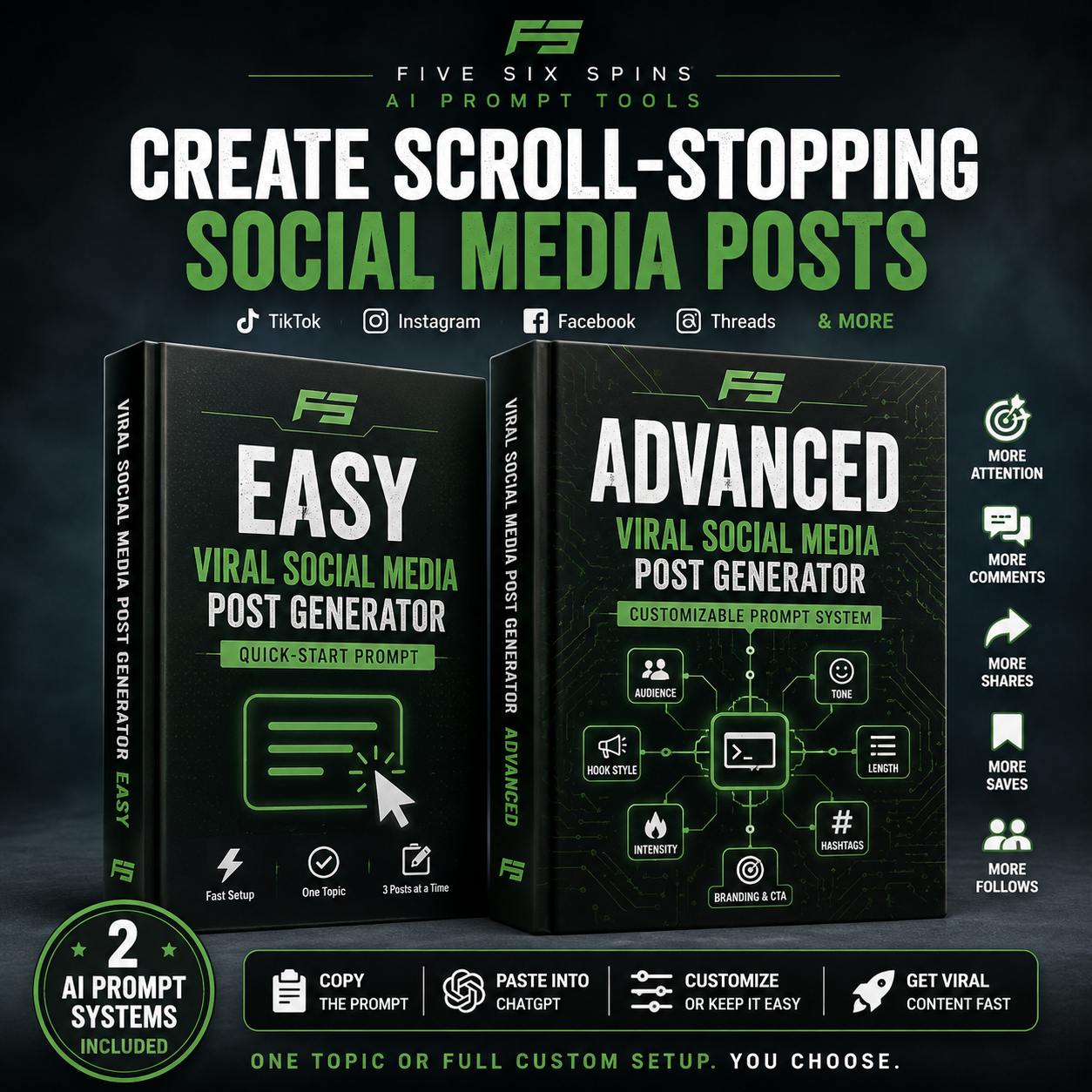 ChatGPT Viral Social Media Post Generator Prompt Pack